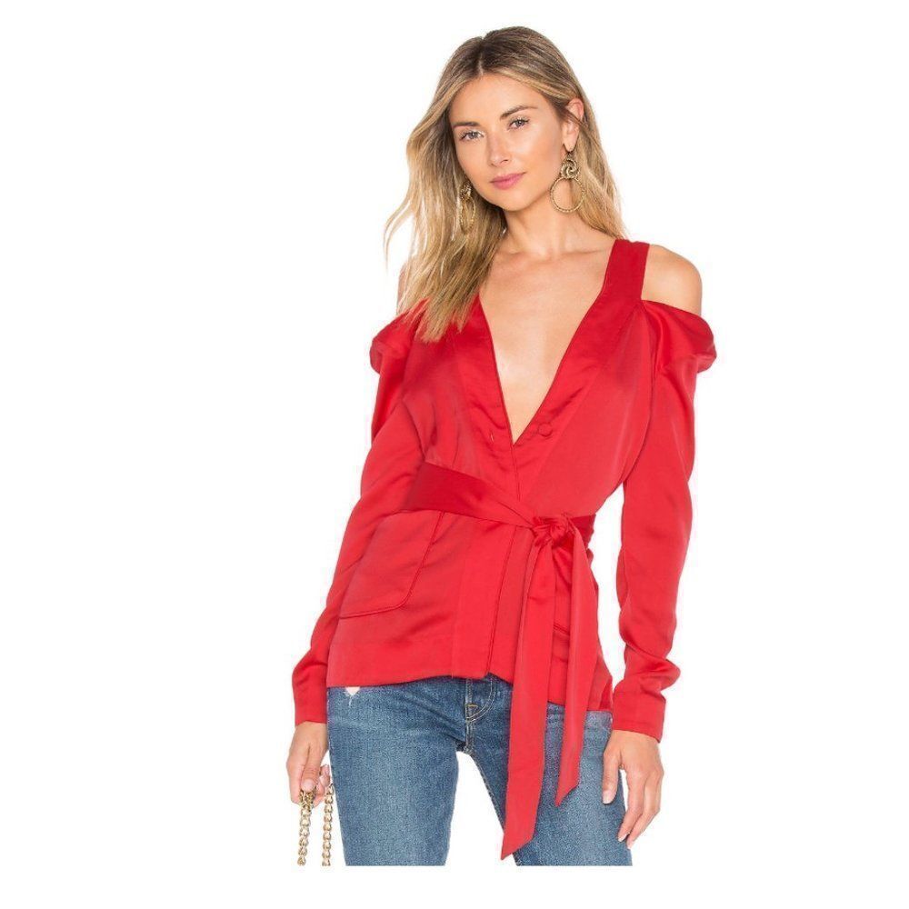 REVOLVE Chrissy Teigen Tristan Boudoir Top XS
